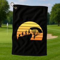 Parachuting Evolution Golf Towel