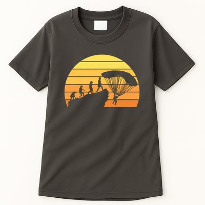 Parachuting Evolution Tall T-Shirt