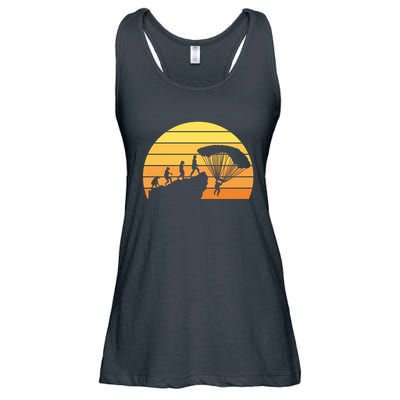 Parachuting Evolution Ladies Essential Flowy Tank