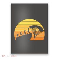 Parachuting Evolution Poster