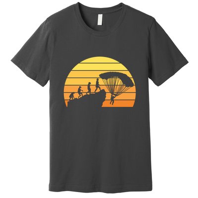 Parachuting Evolution Premium T-Shirt