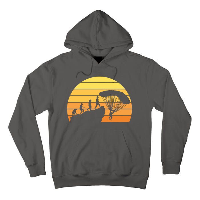 Parachuting Evolution Tall Hoodie