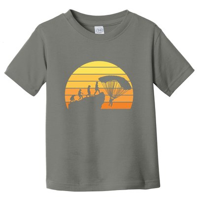 Parachuting Evolution Toddler T-Shirt