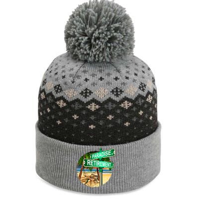 Paradise Dr Retirement Ln The Baniff Cuffed Pom Beanie