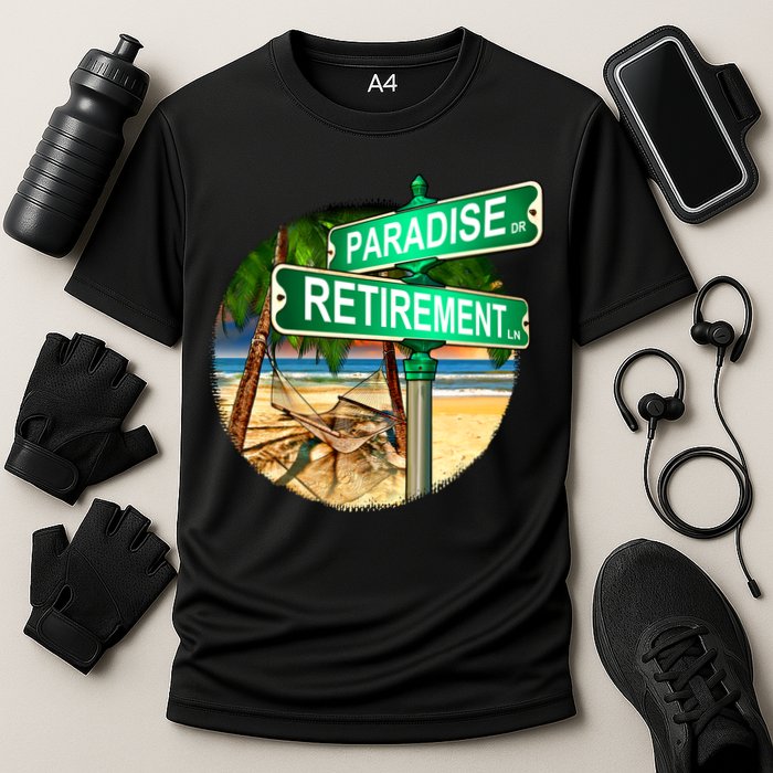 Paradise Dr Retirement Ln Cooling Performance Crew T-Shirt