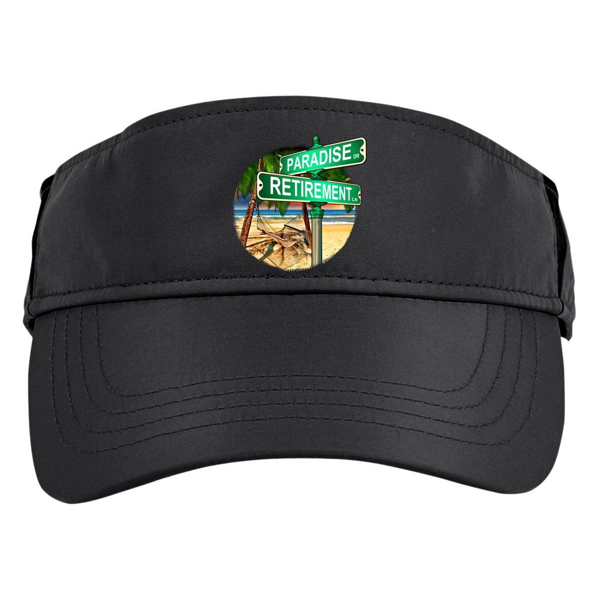 Paradise Dr Retirement Ln Adult Drive Performance Visor