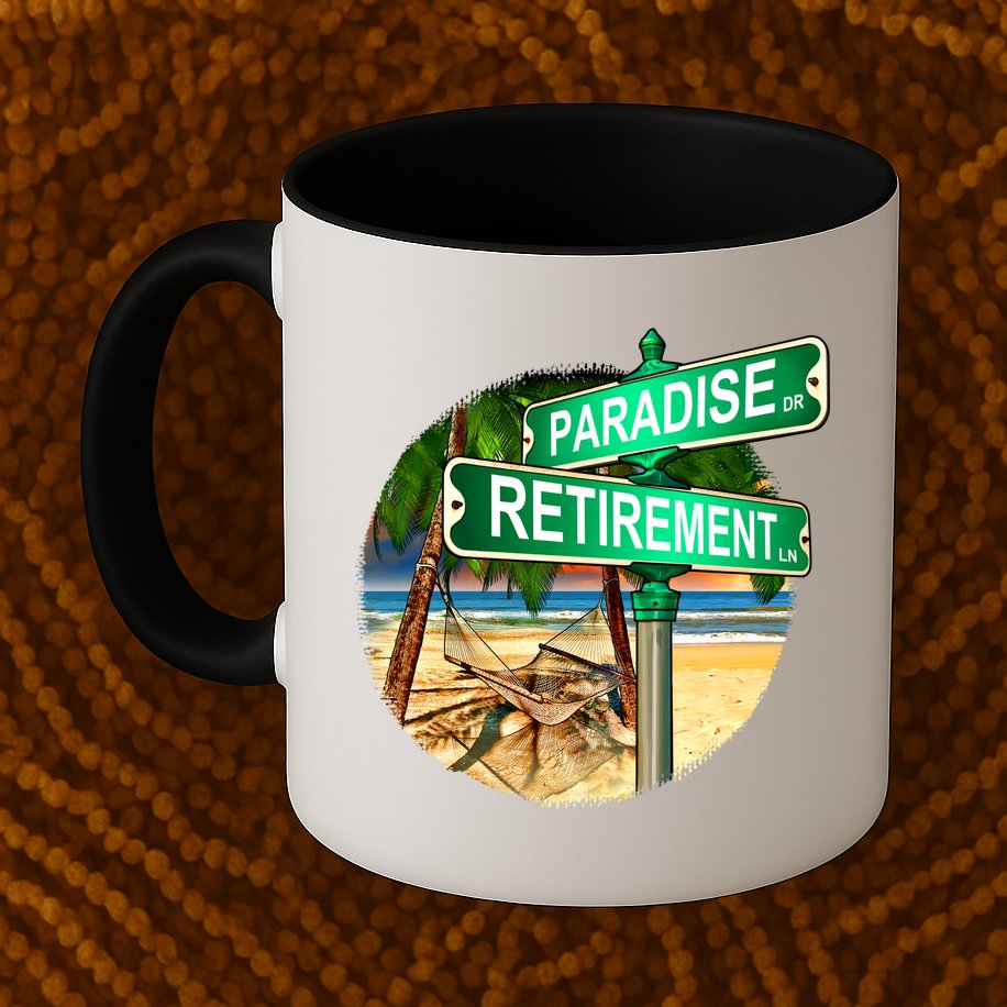 Paradise Dr Retirement Ln Mug