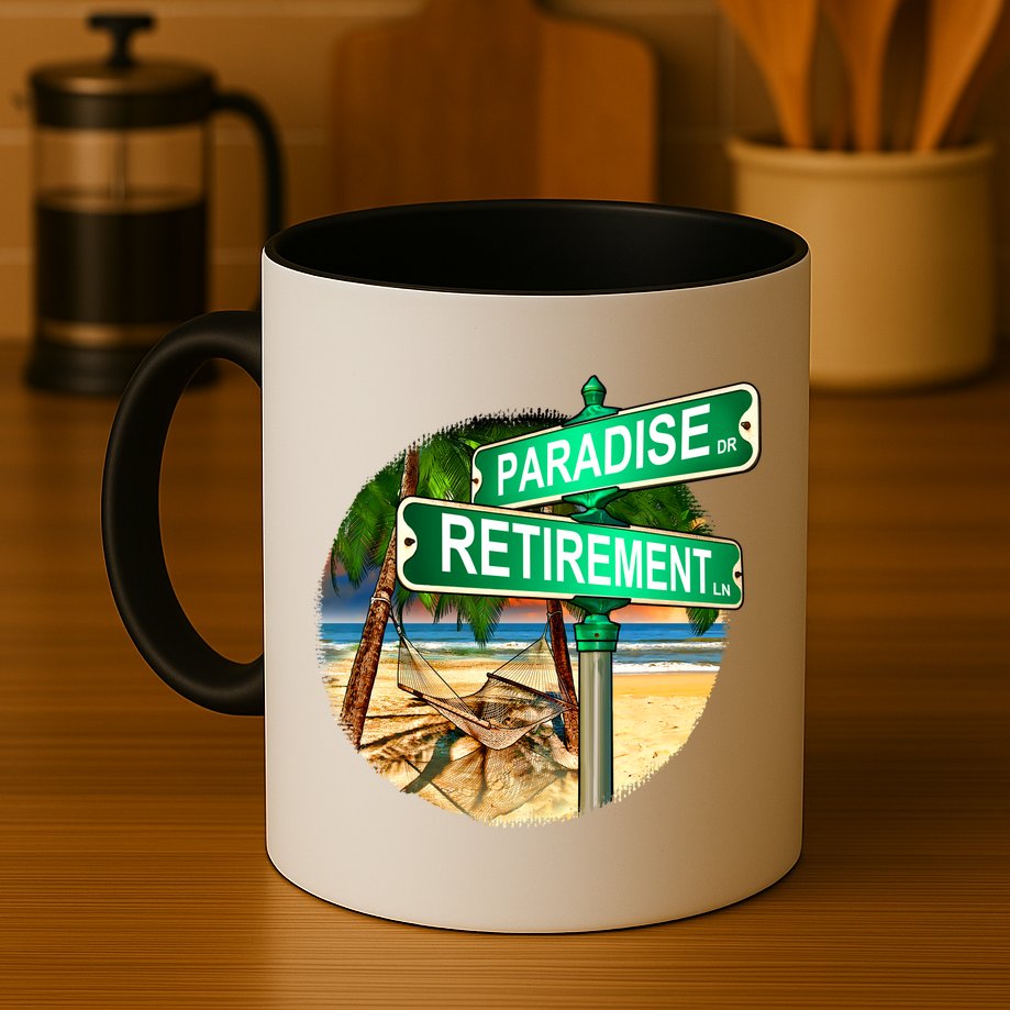 Paradise Dr Retirement Ln Mug