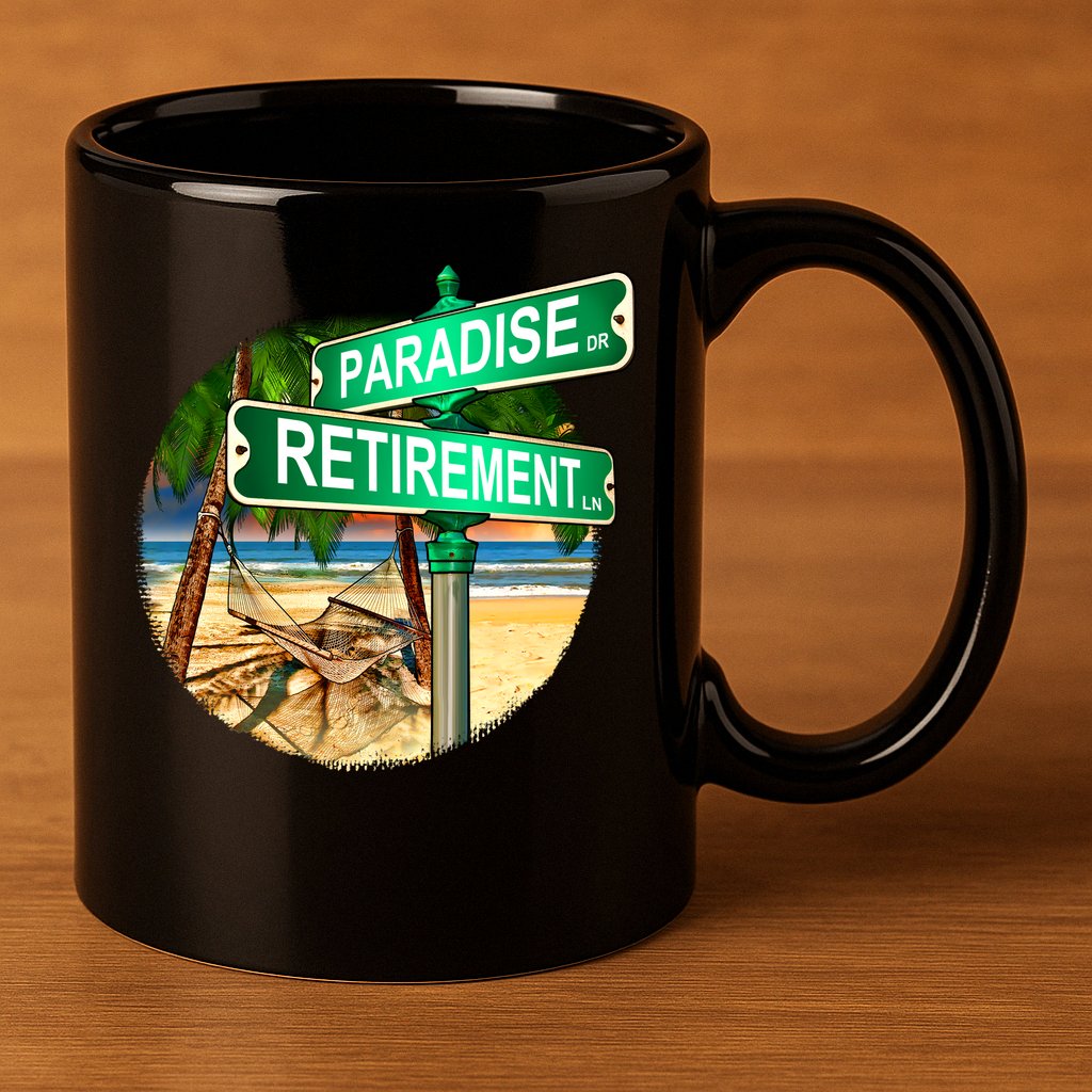 Paradise Dr Retirement Ln 11oz C Handle Ceramic Mug