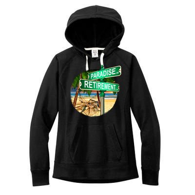 Paradise Dr Retirement Ln Women's Fleece Hoodie