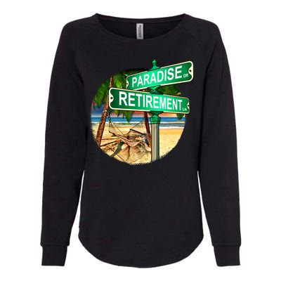 Paradise Dr Retirement Ln Womens California Wash Sweatshirt