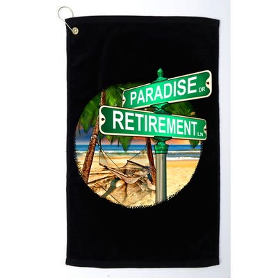 Paradise Dr Retirement Ln Golf Towel