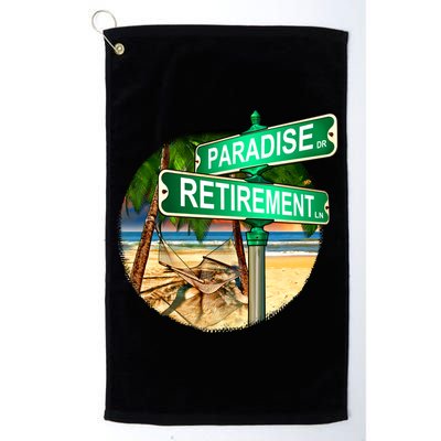 Paradise Dr Retirement Ln Platinum Collection Golf Towel