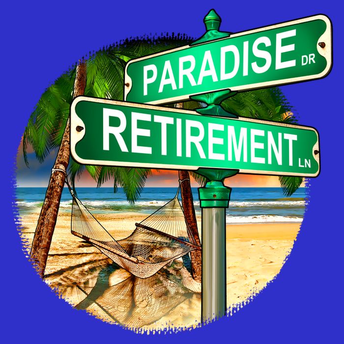 Paradise Dr Retirement Ln Tall T-Shirt