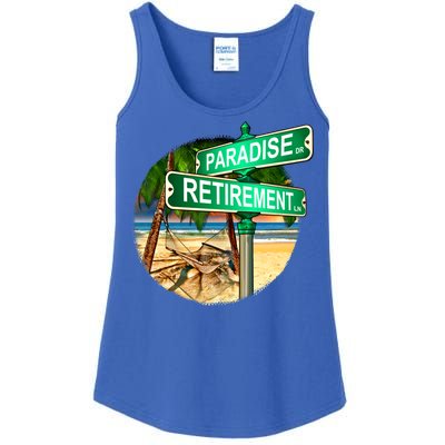 Paradise Dr Retirement Ln Ladies Essential Tank