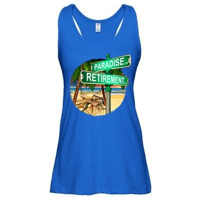 Paradise Dr Retirement Ln Ladies Essential Flowy Tank