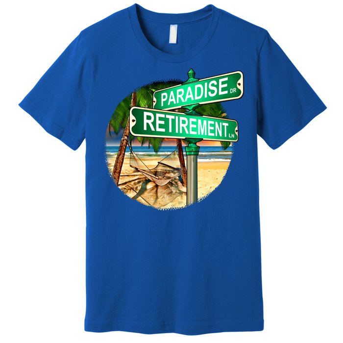 Paradise Dr Retirement Ln Premium T-Shirt