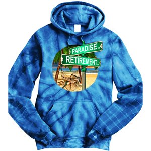 Paradise Dr Retirement Ln Tie Dye Hoodie