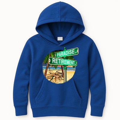 Paradise Dr Retirement Ln Kids Hoodie