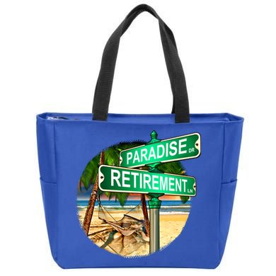Paradise Dr Retirement Ln Zip Tote Bag