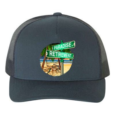 Paradise Dr Retirement Ln Yupoong Adult 5-Panel Trucker Hat