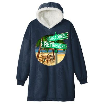 Paradise Dr Retirement Ln Hooded Wearable Blanket