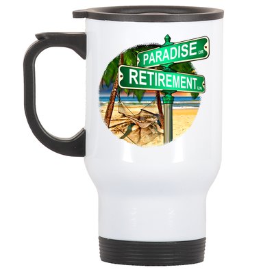 Paradise Dr Retirement Ln Stainless Steel Travel Mug