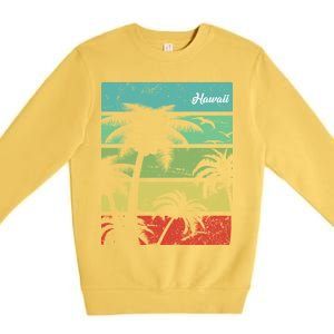 Paradise In Hawaii Premium Crewneck Sweatshirt