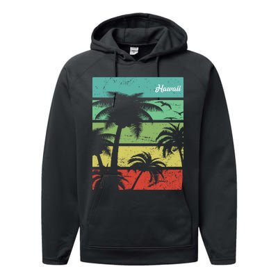 Paradise In Hawaii Performance Fleece Hoodie