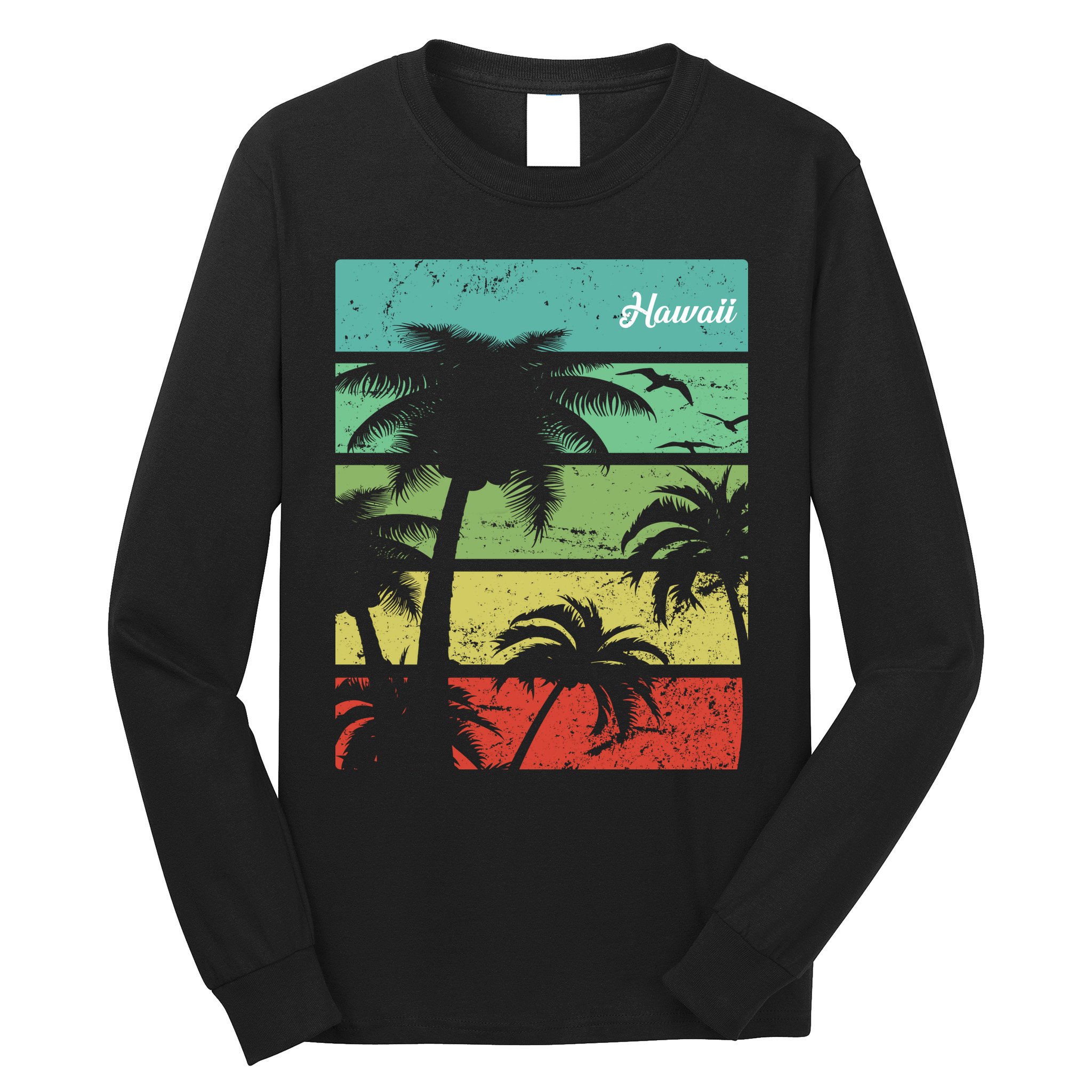 Paradise In Hawaii Long Sleeve Shirt