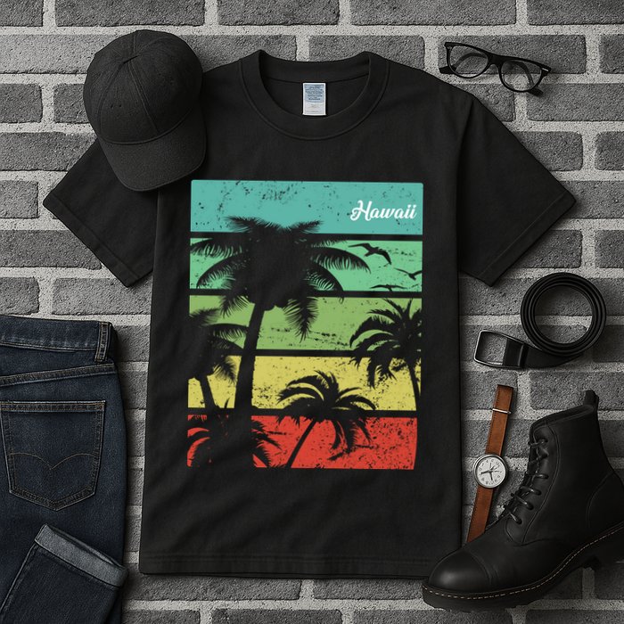 Paradise In Hawaii Tall T-Shirt