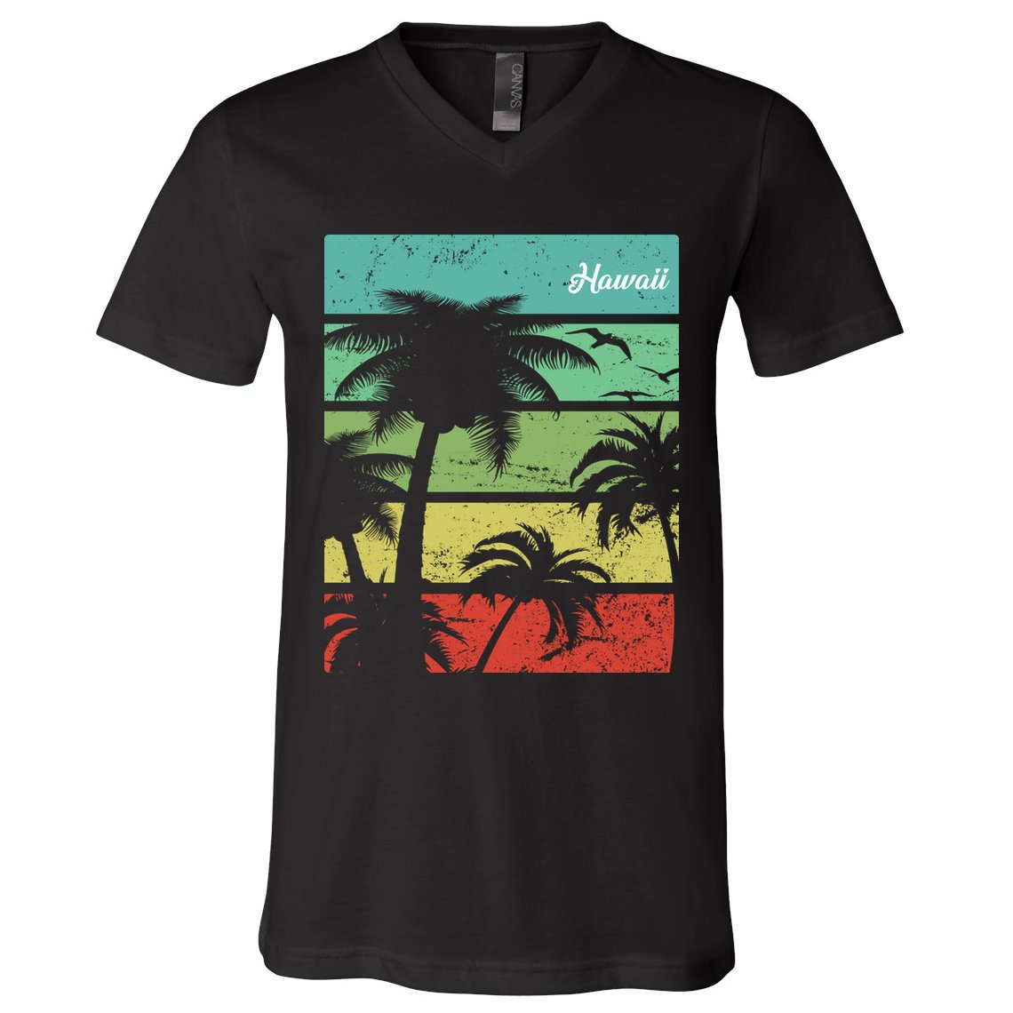Paradise In Hawaii V-Neck T-Shirt