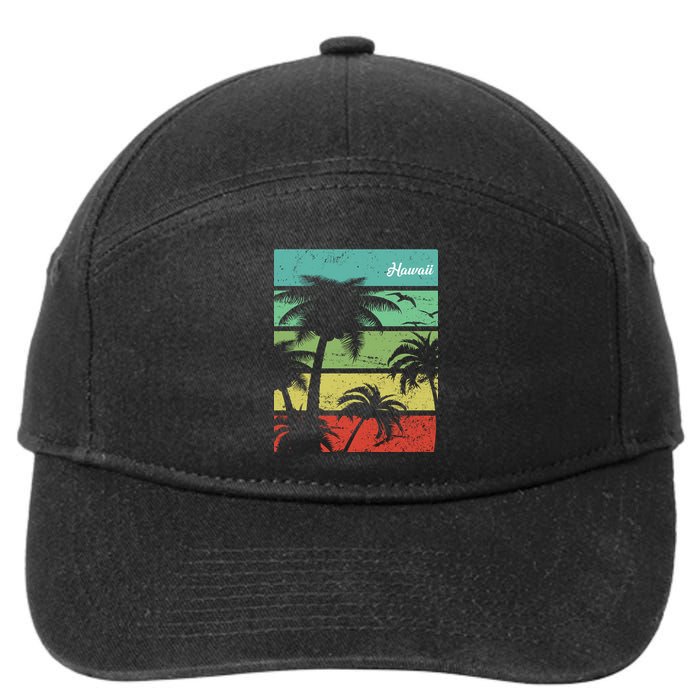 Paradise In Hawaii 7-Panel Snapback Hat