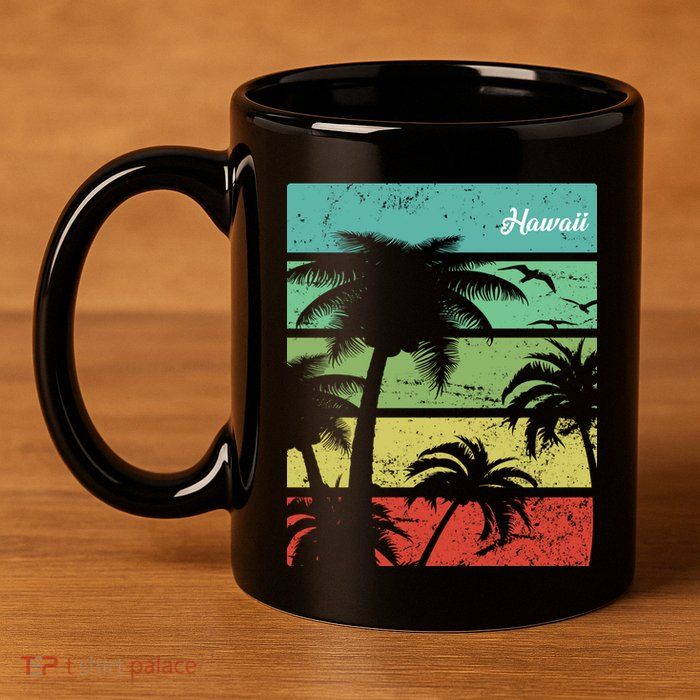 Paradise In Hawaii 11oz C Handle Ceramic Mug