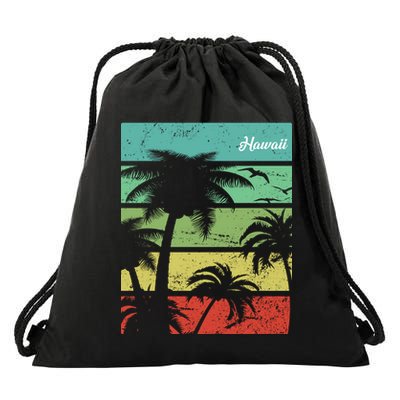Paradise In Hawaii Drawstring Bag