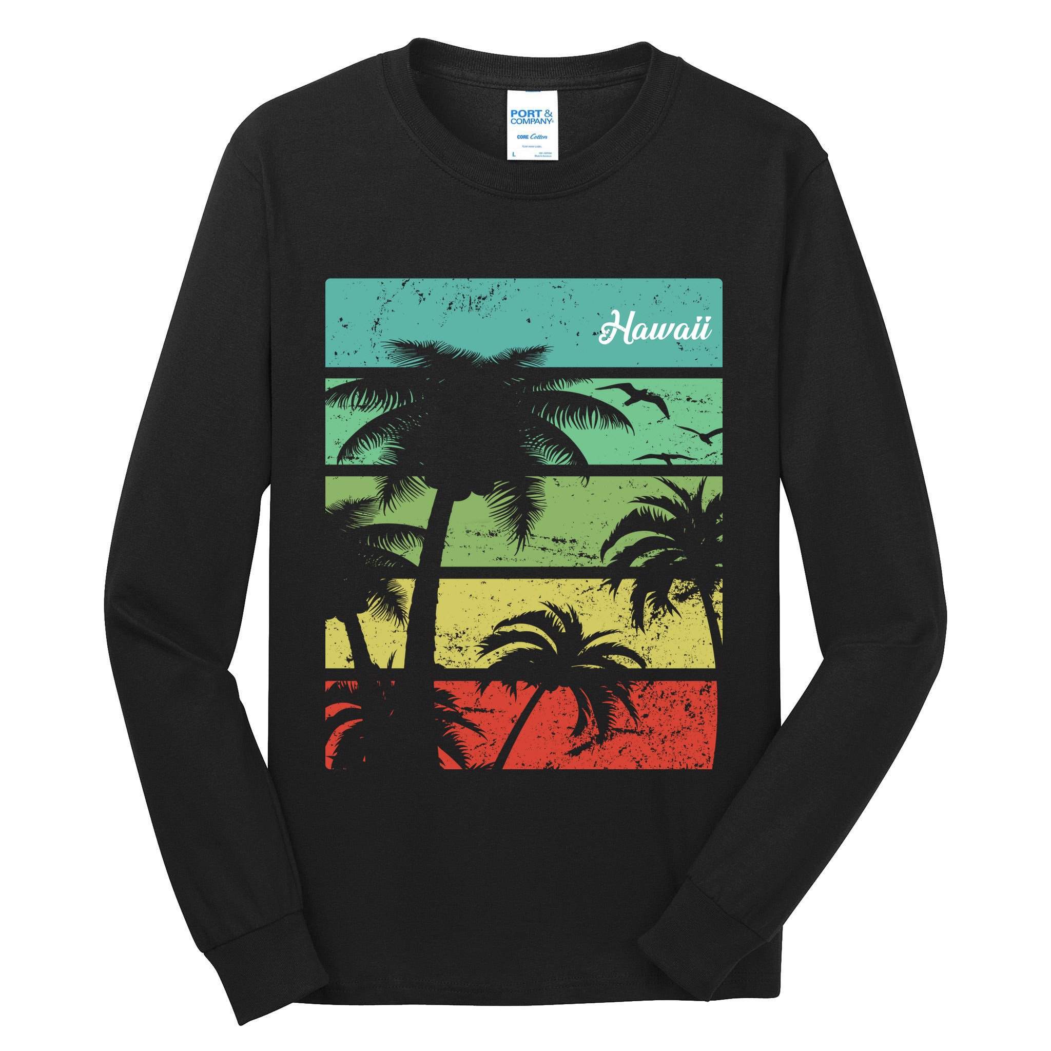 Paradise In Hawaii Tall Long Sleeve T-Shirt