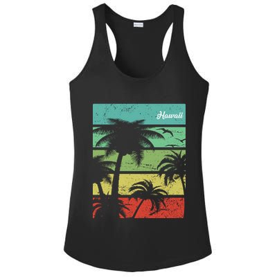 Paradise In Hawaii Ladies PosiCharge Competitor Racerback Tank