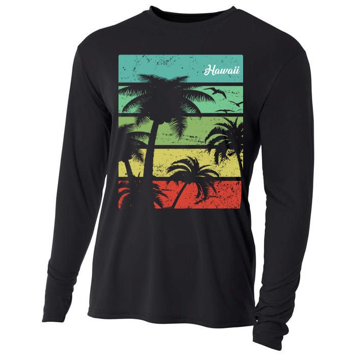 Paradise In Hawaii Cooling Performance Long Sleeve Crew