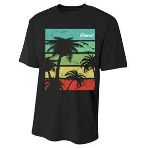 Paradise In Hawaii Performance Sprint T-Shirt