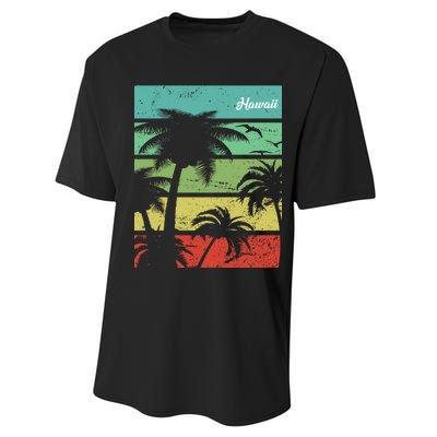 Paradise In Hawaii Performance Sprint T-Shirt