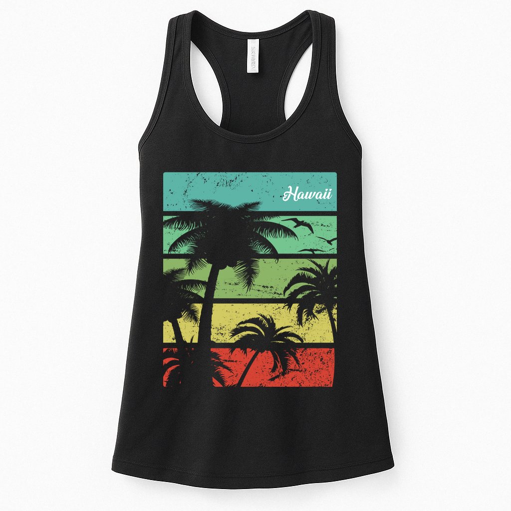 Paradise In Hawaii Womens Tank Top