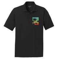 Paradise In Hawaii PosiCharge RacerMesh Polo