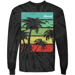 Paradise In Hawaii Tie-Dye Long Sleeve Shirt