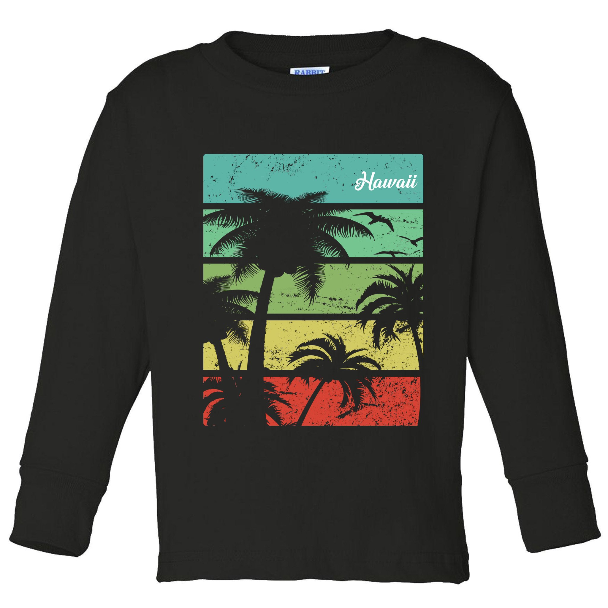 Paradise In Hawaii Toddler Long Sleeve Shirt