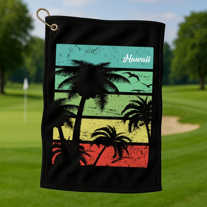 Paradise In Hawaii Golf Towel