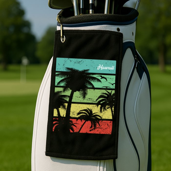 Paradise In Hawaii Golf Towel