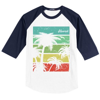 Paradise In Hawaii Baseball Sleeve Shirt