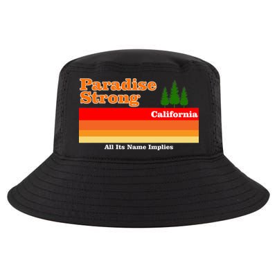 Paradise Strong Camp Fire California Cool Comfort Performance Bucket Hat
