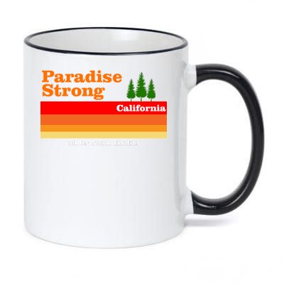 Paradise Strong Camp Fire California 11oz Black Color Changing Mug