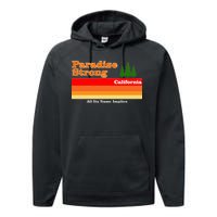 Paradise Strong Camp Fire California Performance Fleece Hoodie